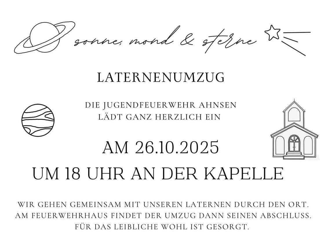 Laternenumzug Ahnsen