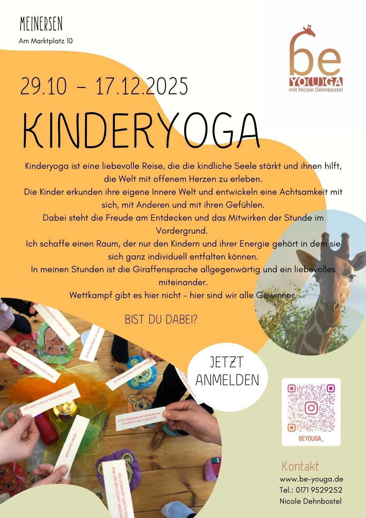 🌸 Kinderyoga – Bewusstsein schaffen für die eigene Individualität🧘‍♀️