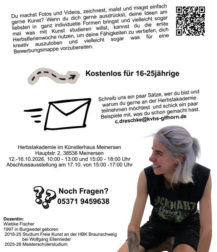 Junge Kreative gesucht: Jetzt für die Herbstakademie in Meinersen bewerben!