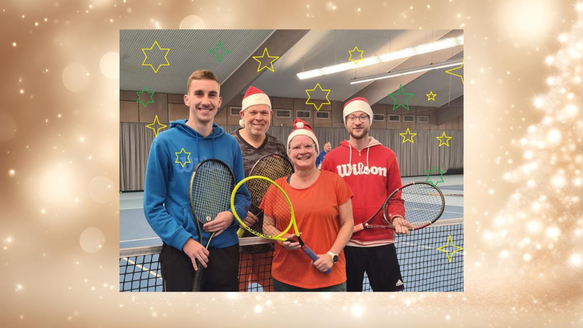 Grüße vom Vorstand der Tennissparte SV MAP!" 🎾🎄