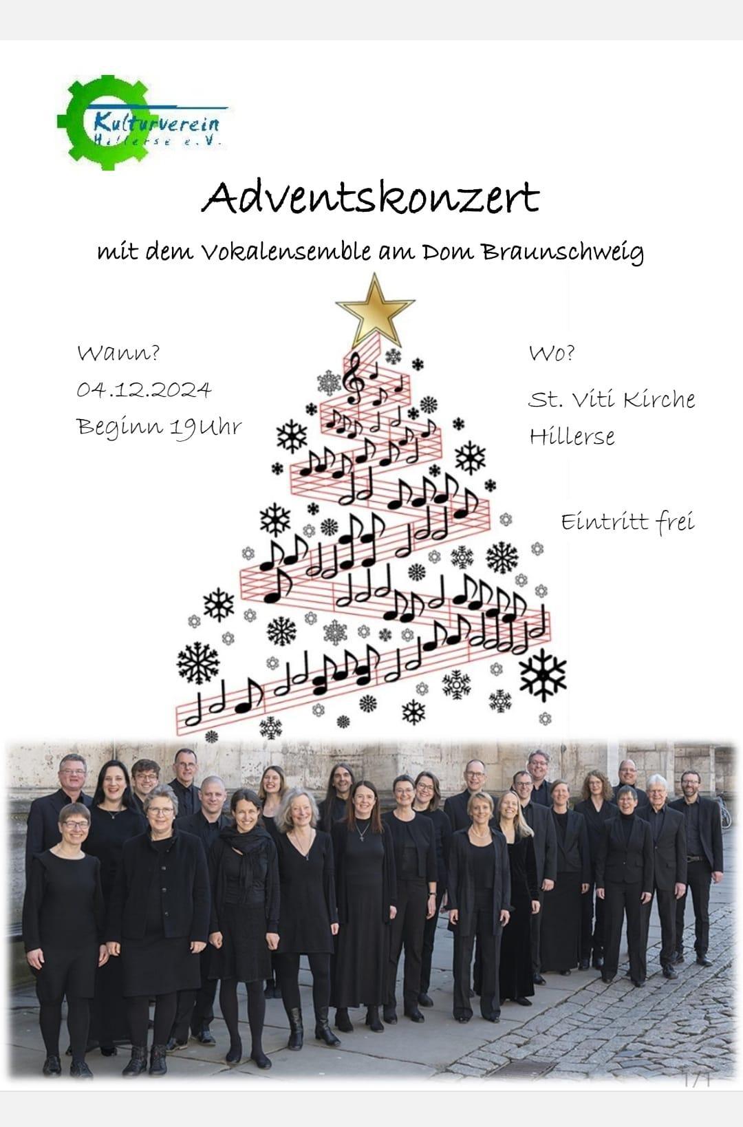 Ankündigung: Adventskonzert Hillerse