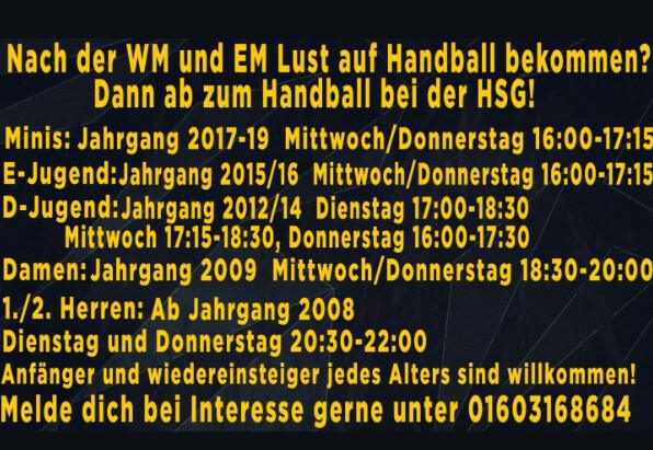 Nach der EM Lust auf Handball bekommen? Dann ab zur HSG Müden-Seershausen