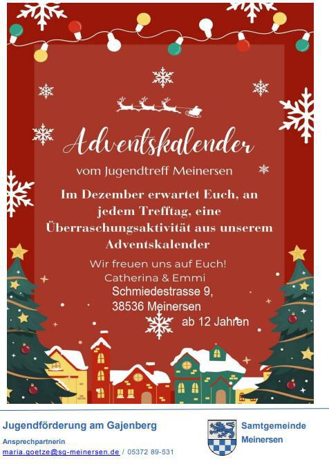 Adventskalender vom Jugendtreff Meinersen