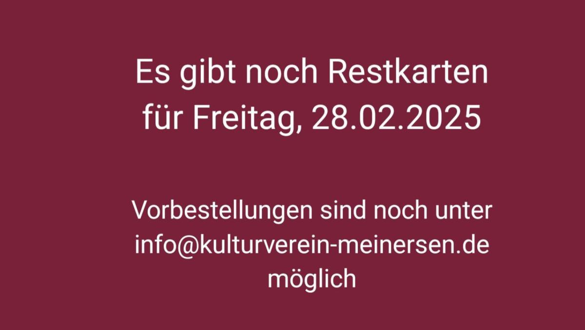 🎭 Sichert euch jetzt eure Karten für den Karneval am Freitag, den 28. Februar! 🎉