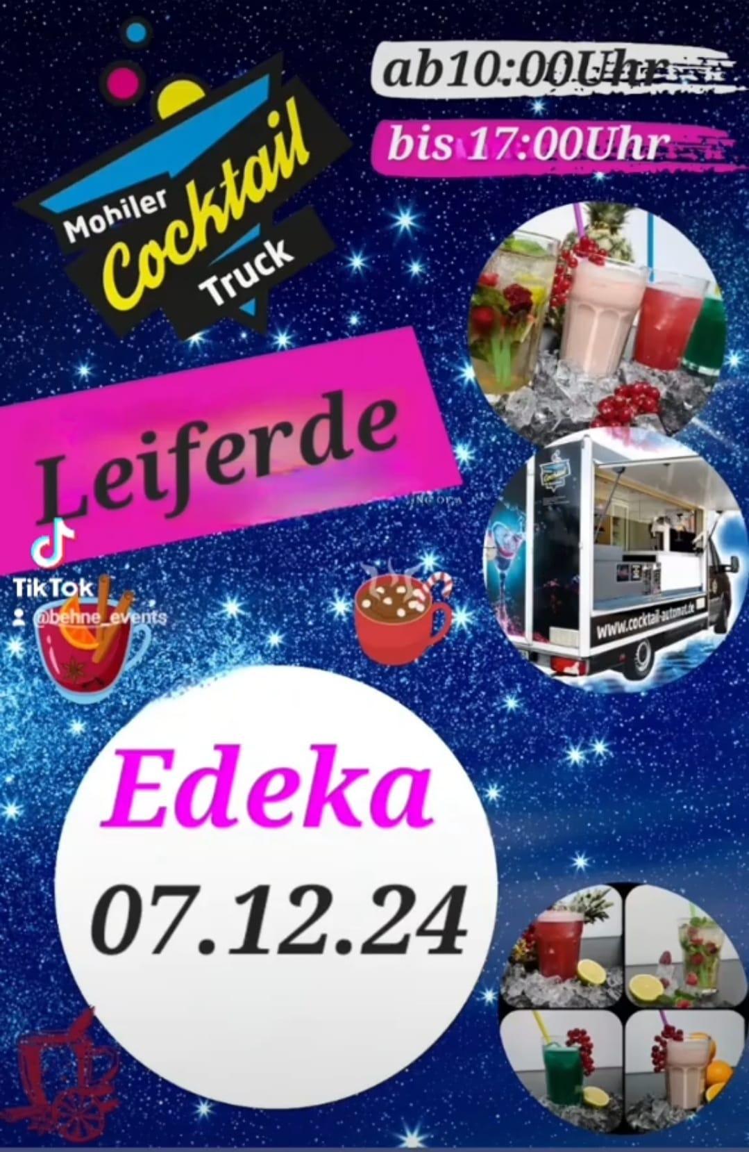 Cocktailtruck am 20.12.24 wieder in Meinersen und morgen in Leiferde