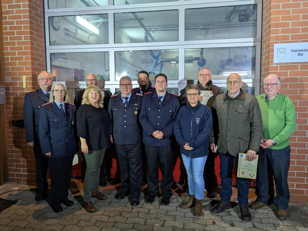 Jahreshauptversammlung der Freiwilligen Feuerwehr Ohof: Rückblick, Ehrungen und Zukunftspläne Jahreshauptversammlung der Freiwilligen Feuerwehr Ohof: Rückblick, Ehrungen und Zukunftspläne