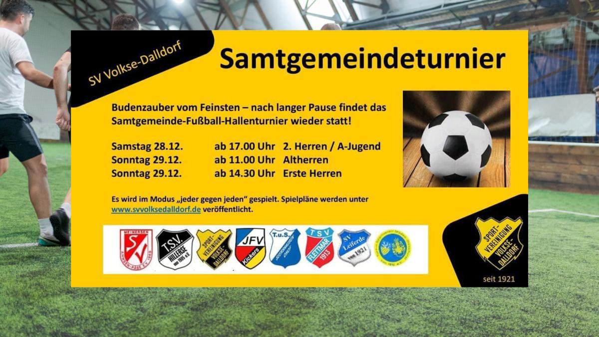 Ankündigung SG-Fußballturnier