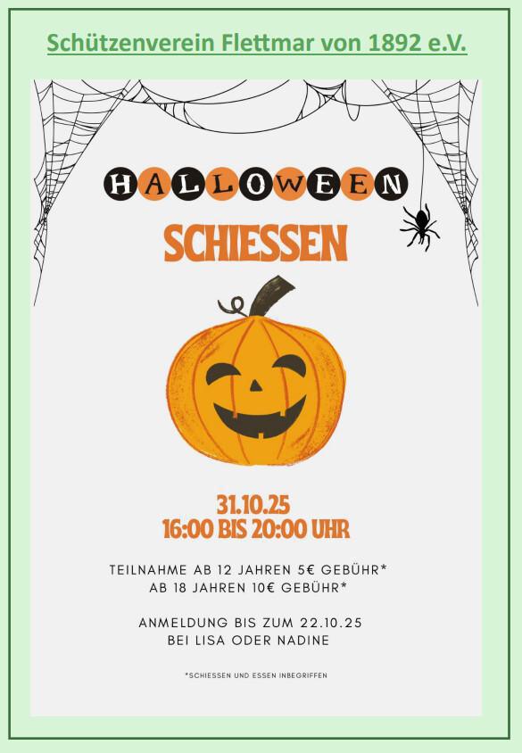 Schützenverein Flettmar : "Halloween-Schiessen" 