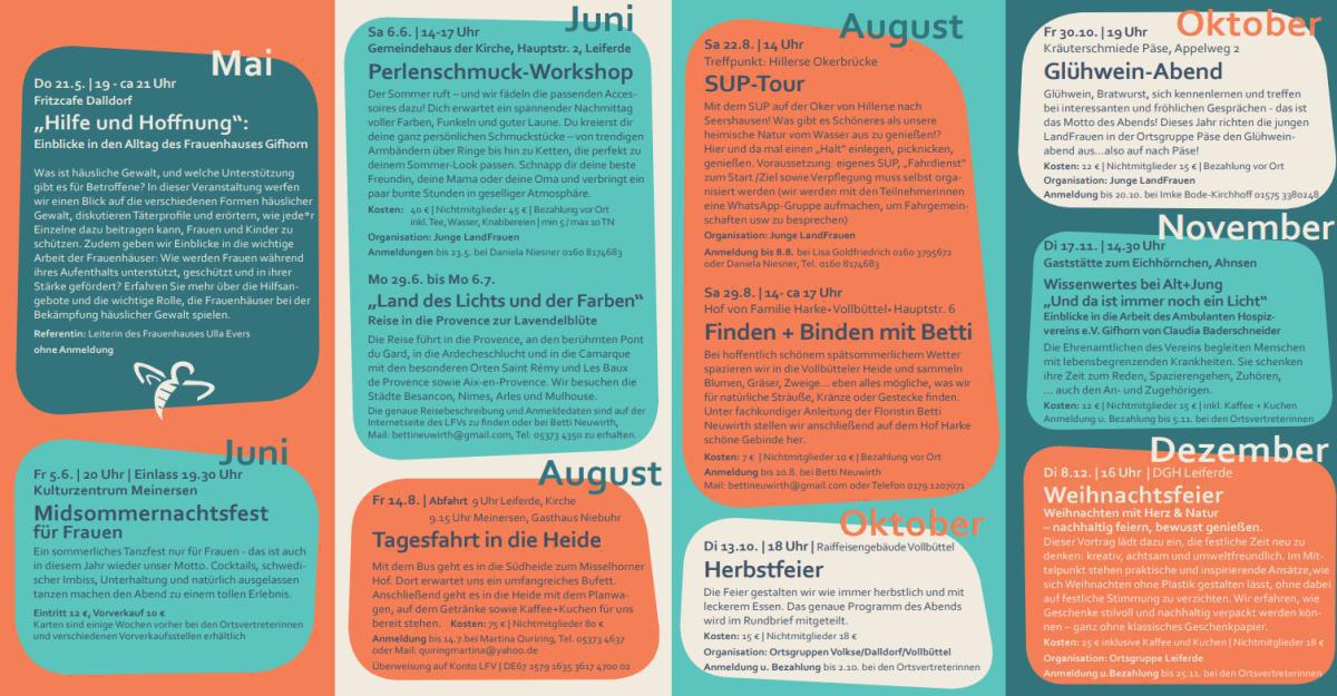 Reiseankündigung der Landfrauen Meinersen und Umgebung Reiseankündigung der Landfrauen Meinersen und Umgebung