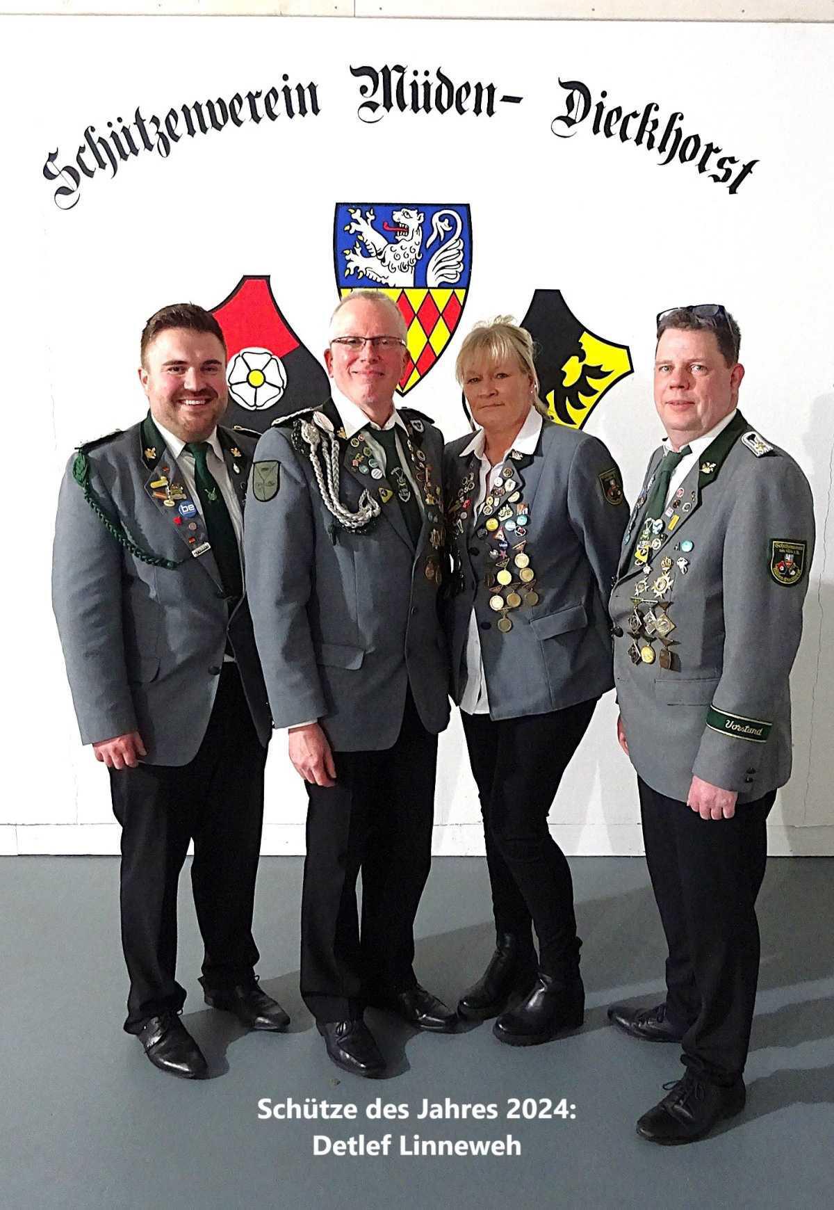 Führungswechsel beim Schützenverein Müden-Dieckhorst Führungswechsel beim Schützenverein Müden-Dieckhorst