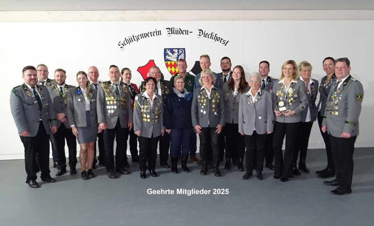 Führungswechsel beim Schützenverein Müden-Dieckhorst Führungswechsel beim Schützenverein Müden-Dieckhorst