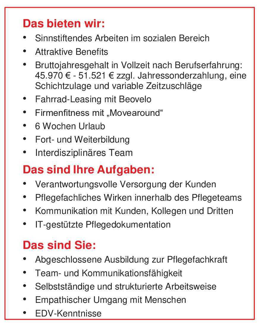 DRK sucht Pflegefachkräfte (m/w/d) in stationären Einrichtungen in Voll- oder Teilzeit