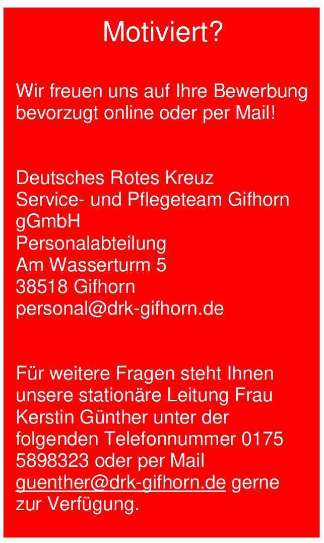 DRK sucht Pflegefachkräfte (m/w/d) in stationären Einrichtungen in Voll- oder Teilzeit