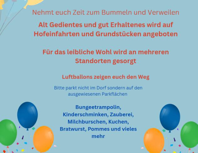 4. Dalldorfer Dorfflohmarkt