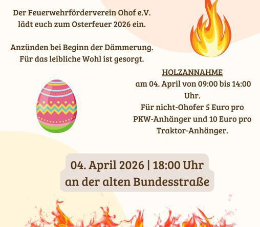 Osterfeuer Ohof