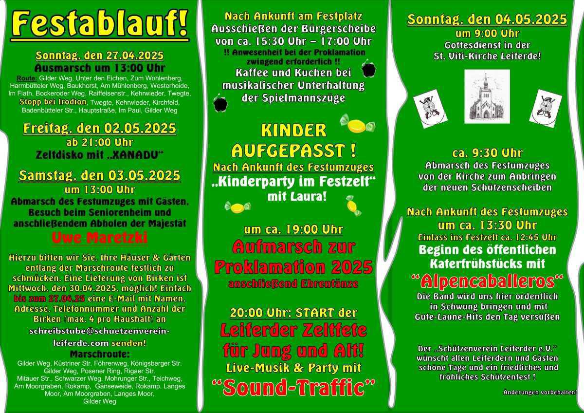 Leiferde: Das neue Königshaus des Schützenfestes 2025
