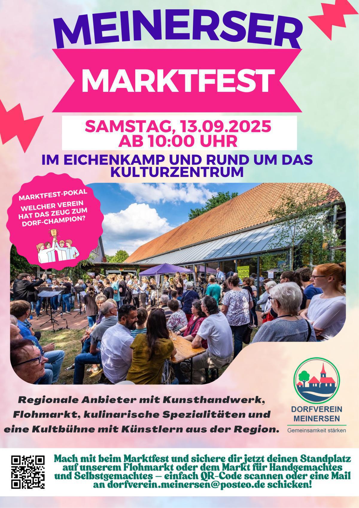 Dorfverein Meinersen lädt am 13.09.25 zum 3. Marktfest ein! 