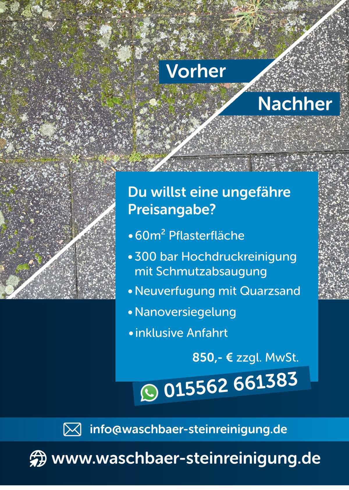Neuer Partner der MeinersenApp - Waschbär Steinreinigung