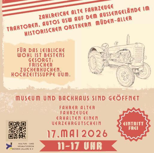 Trecker-Oldie-Treff zum internationalen Museumstag
