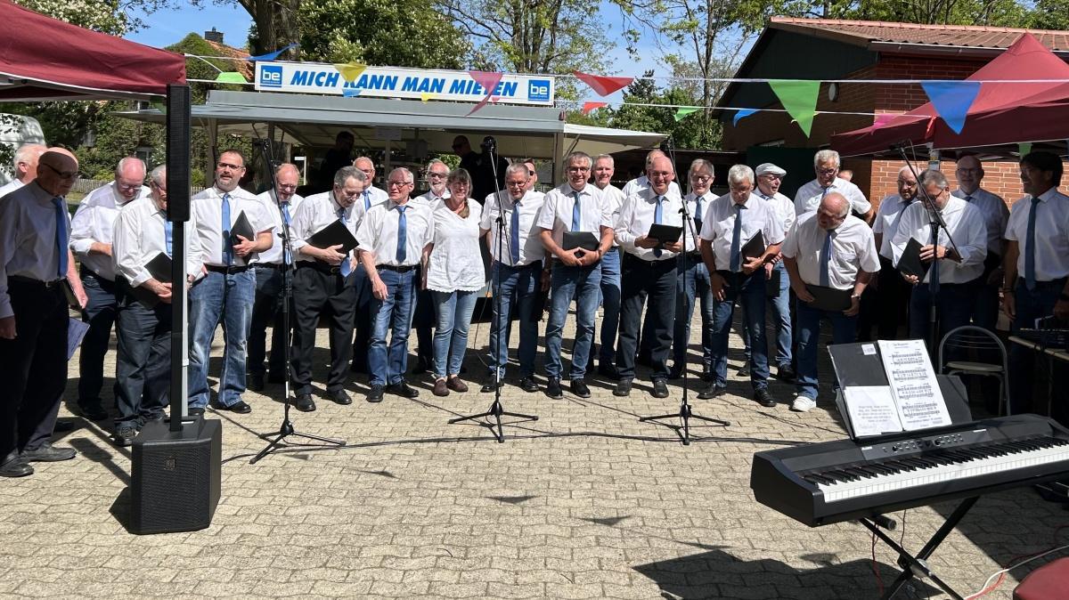 Männer-Gesang-Verein Seershausen präsentiert sich beim Frühlingsfest