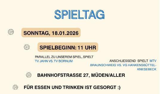 VSG Aller/Oker - 🔥 HEIMSPIELTAG – WIR Freuen uns auf EUCH! 🔥
