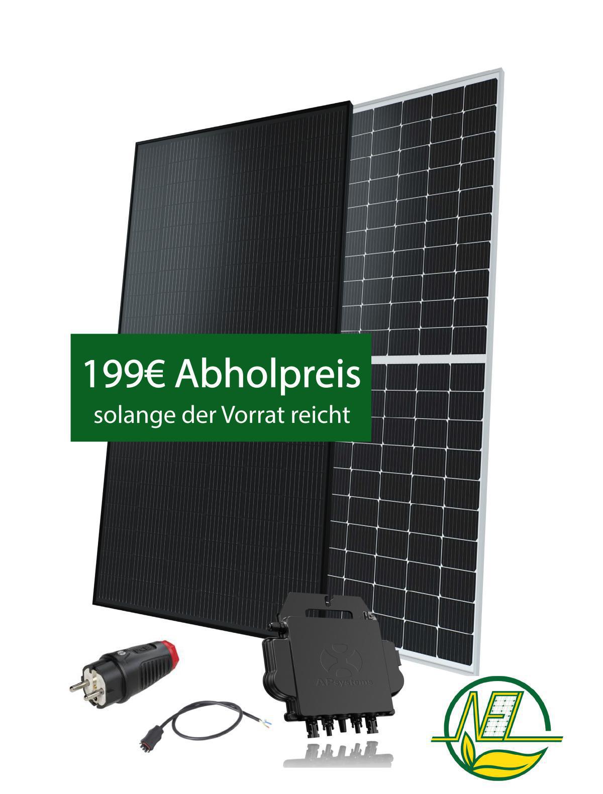 Sichern Sie sich jetzt Ihr Balkonkraftwerk zum unschlagbaren Angebotspreis von nur 199€* (Abholpreis)!