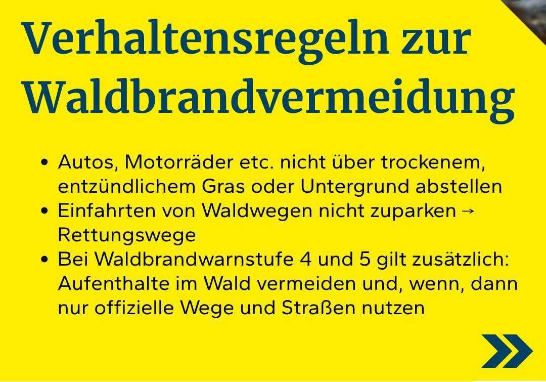 Waldbrandstufe 4 – Landkreis Gifhorn mahnt zur Achtsamkeit!