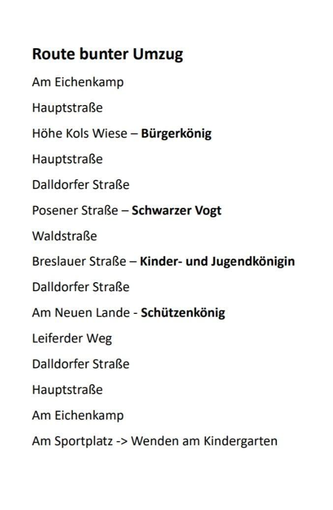 Schützenfest Meinersen - Hier das neue Königshaus! Herzlichen Glückwunsch!