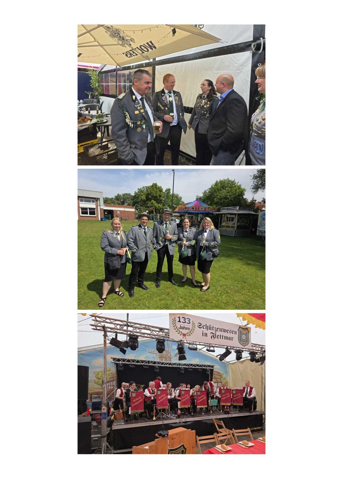 Ein großartiges Schützenfest in Flettmar Am Pfingstwochenende feierte der Schützenverein Flettmar sein traditionelles Schützenfest