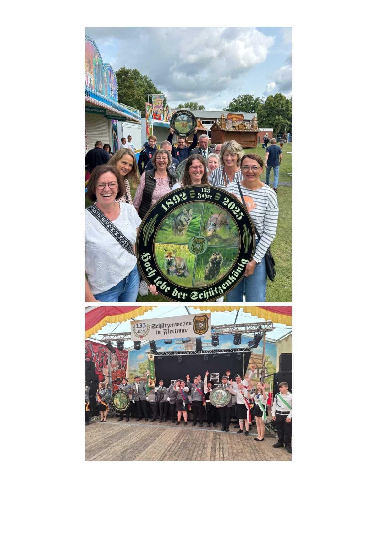 Ein großartiges Schützenfest in Flettmar Am Pfingstwochenende feierte der Schützenverein Flettmar sein traditionelles Schützenfest