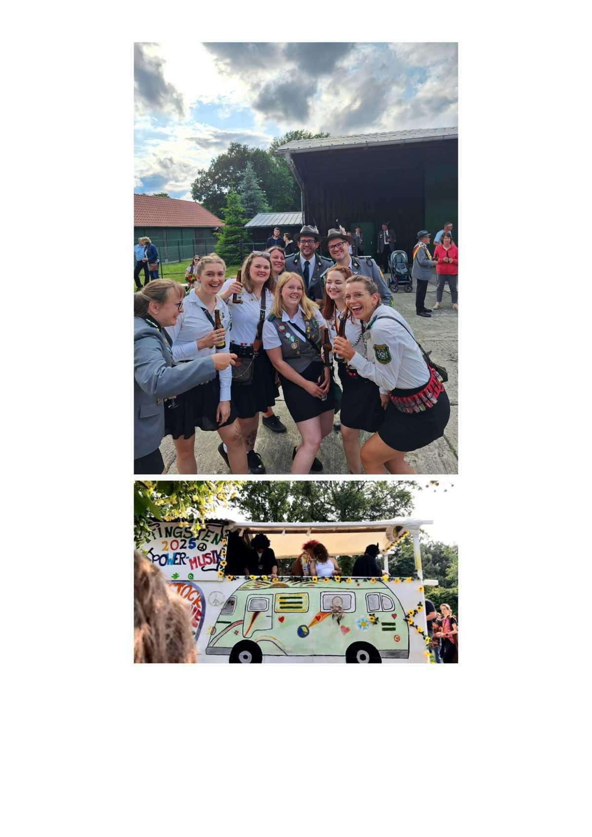 Ein großartiges Schützenfest in Flettmar Am Pfingstwochenende feierte der Schützenverein Flettmar sein traditionelles Schützenfest