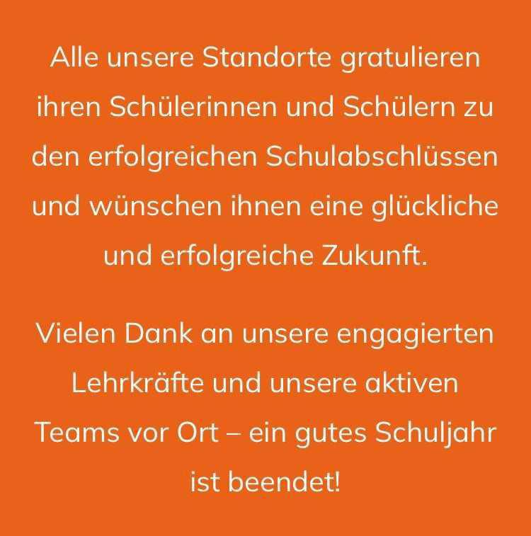 Nachhilfekreis gratuliert zum Schulabschluss – ein erfolgreiches Schuljahr geht zu Ende!