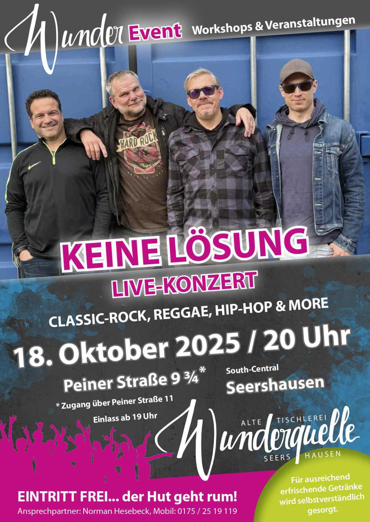 Seershausen: Keine Lösung - Liver Konzert(Eintritt frei)