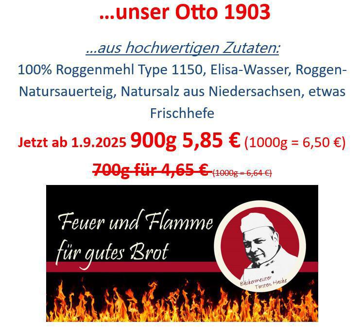 🍞🔥 Bäckerei Hacke - Mehr Brot fürs Geld – der neue Otto 1903.