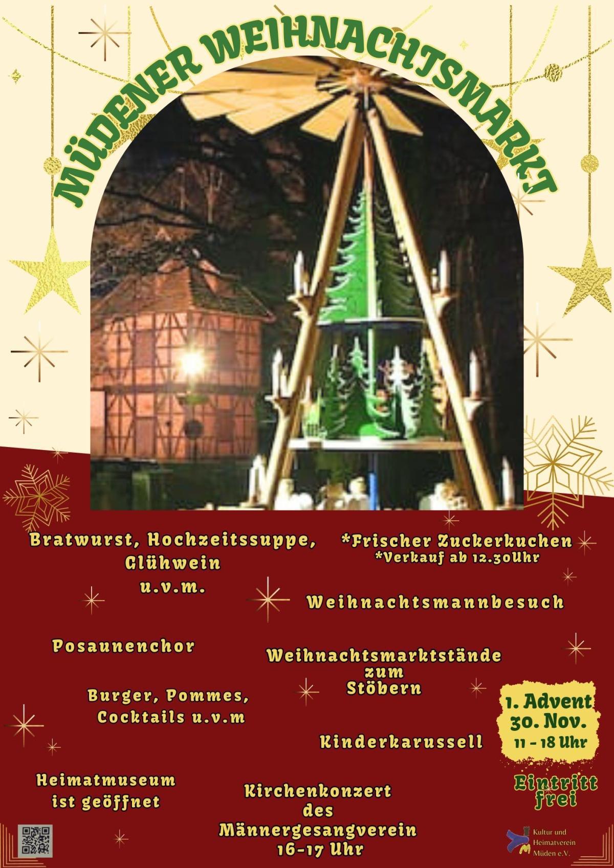 🎄✨Müdener Weihnachtsmarkt in Planung – Mitmacher willkommen! ✨🎄 🎄✨Müdener Weihnachtsmarkt in Planung – Mitmacher willkommen! ✨🎄