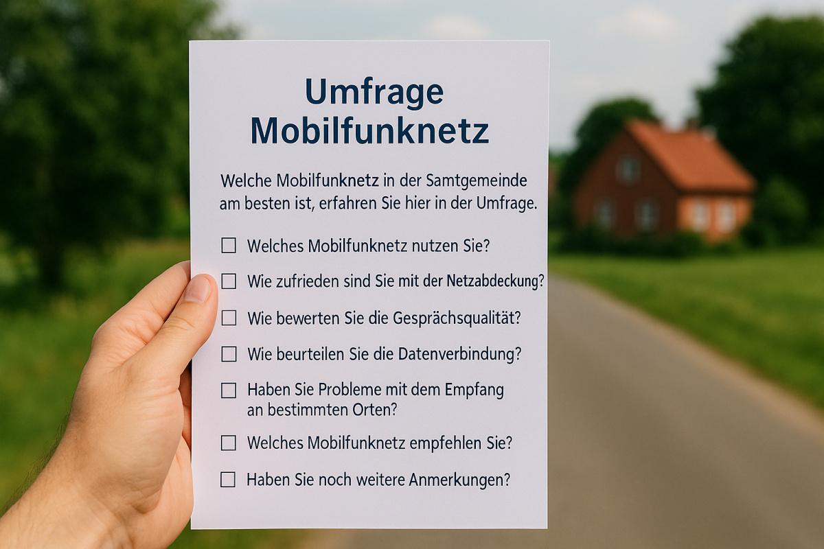 Umfrage - Welches Mobilfunknetz ist in der Samtgemeinde Meinersen am besten? 📱📡