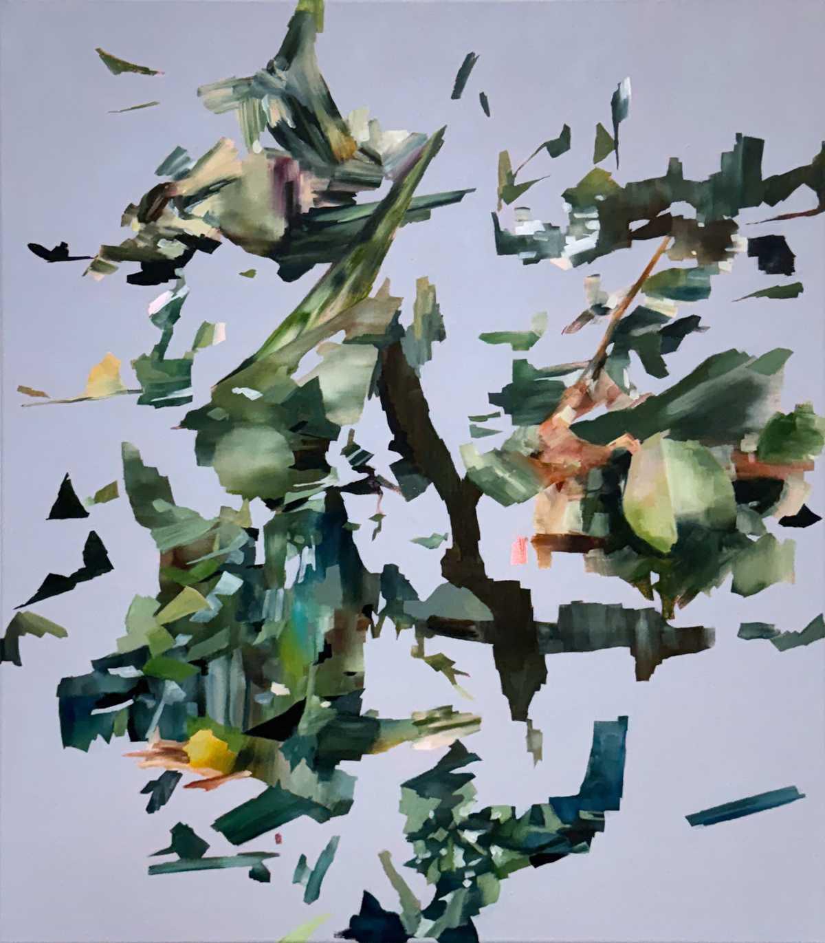 Ausstellung im Künstlerhaus Meinersen: Digitale Fragmente treffen klassische Malerei –Im Sommergrün der Erinnerung von Nozomi Hasegawa