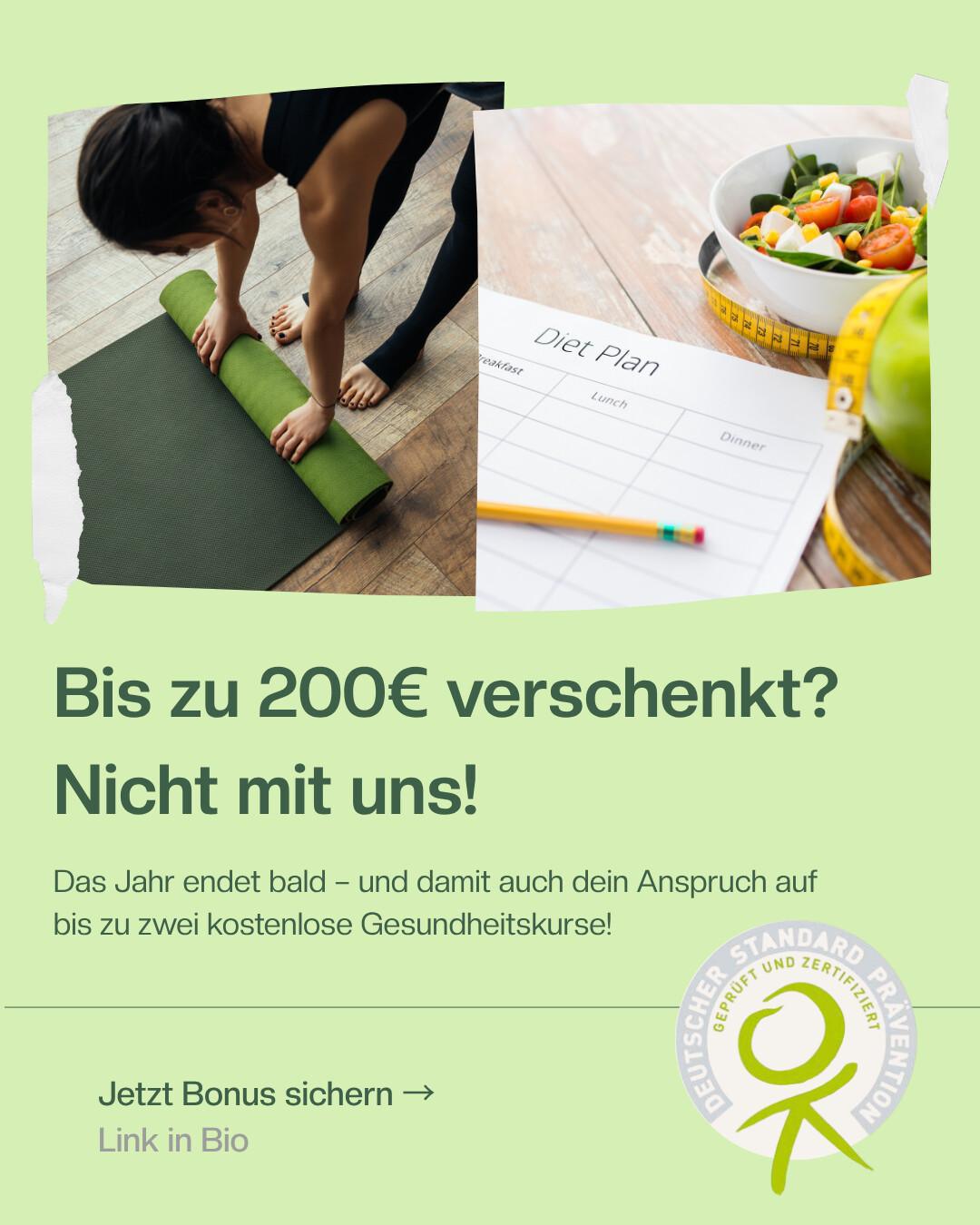 Kostenlose Präventionskurse im agil 