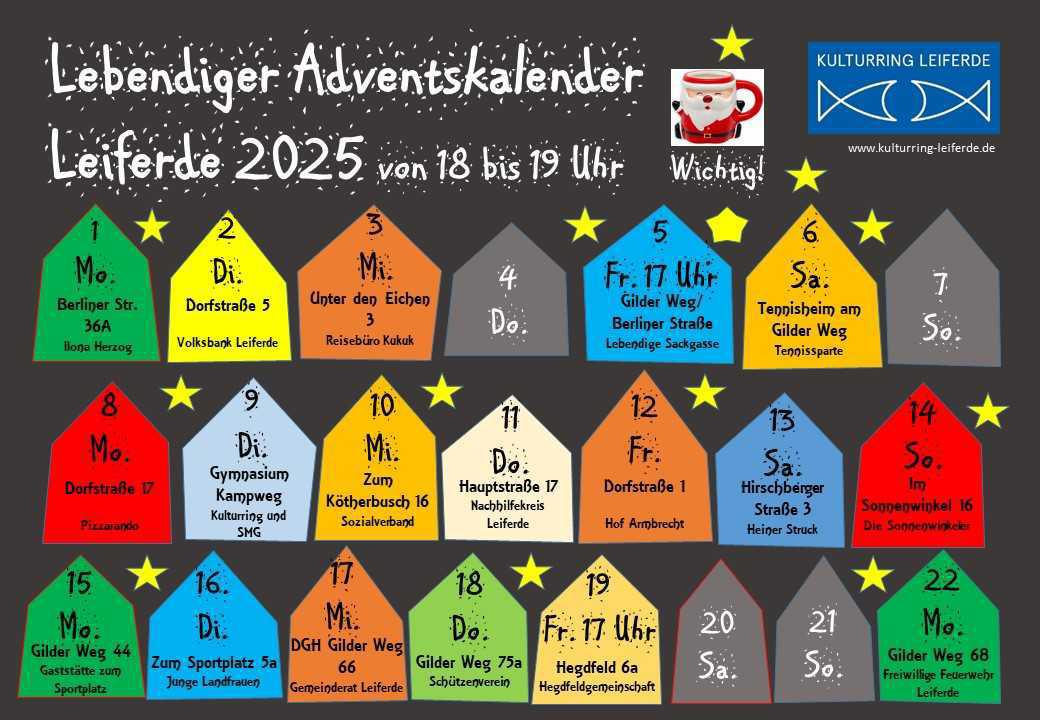 Lebendiger Adventskalender Leiferde 16