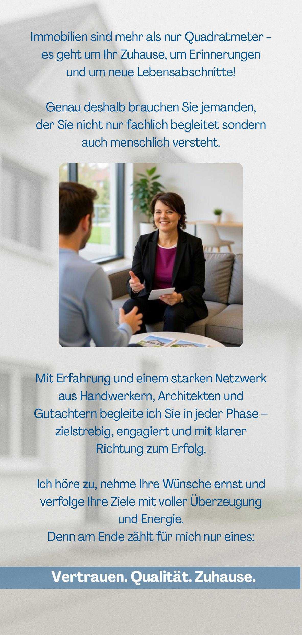 🏡 Kauf, Verkauf, Vermietung oder Verwaltung – Ihre Partnerin in Meinersen und Umgebung: Janine Angermann.