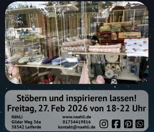  🧵✨Late Night Shopping bei NähLi