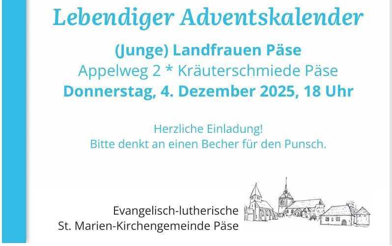 Lebendiger Adventskalender Päse 5