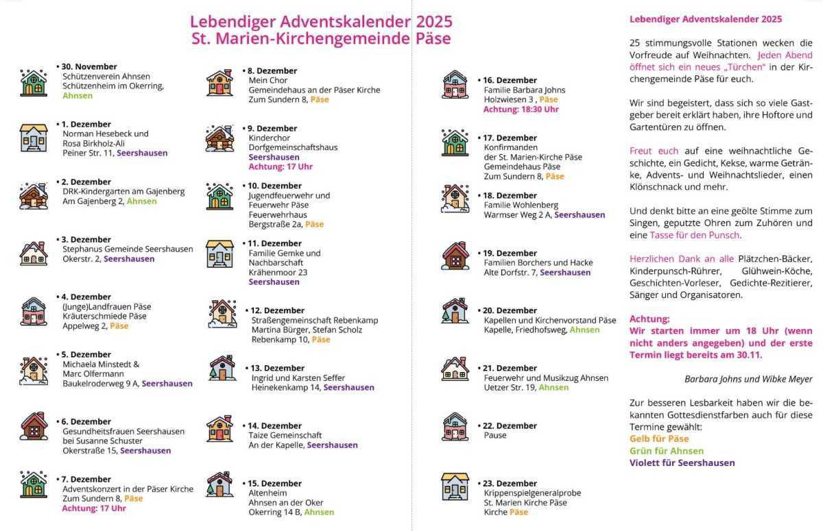 Lebendiger Adventskalender Päse 5