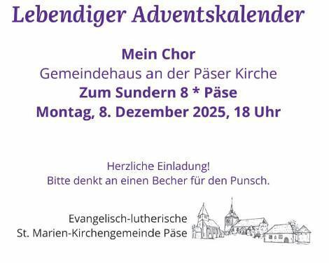 Lebendiger Adventskalender Päse 9