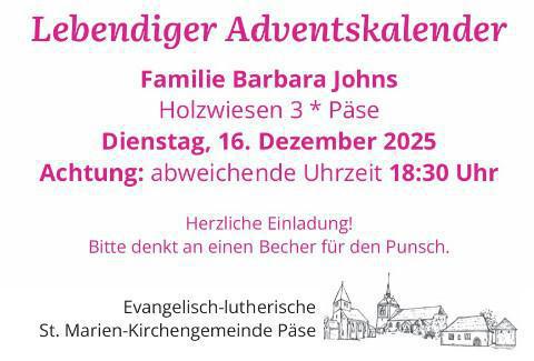  Lebendiger Adventskalender Päse 17