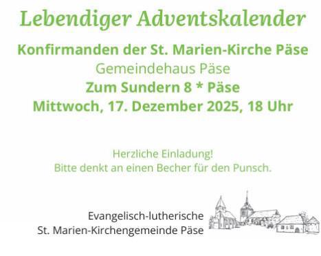 Lebendiger Adventskalender Päse 18
