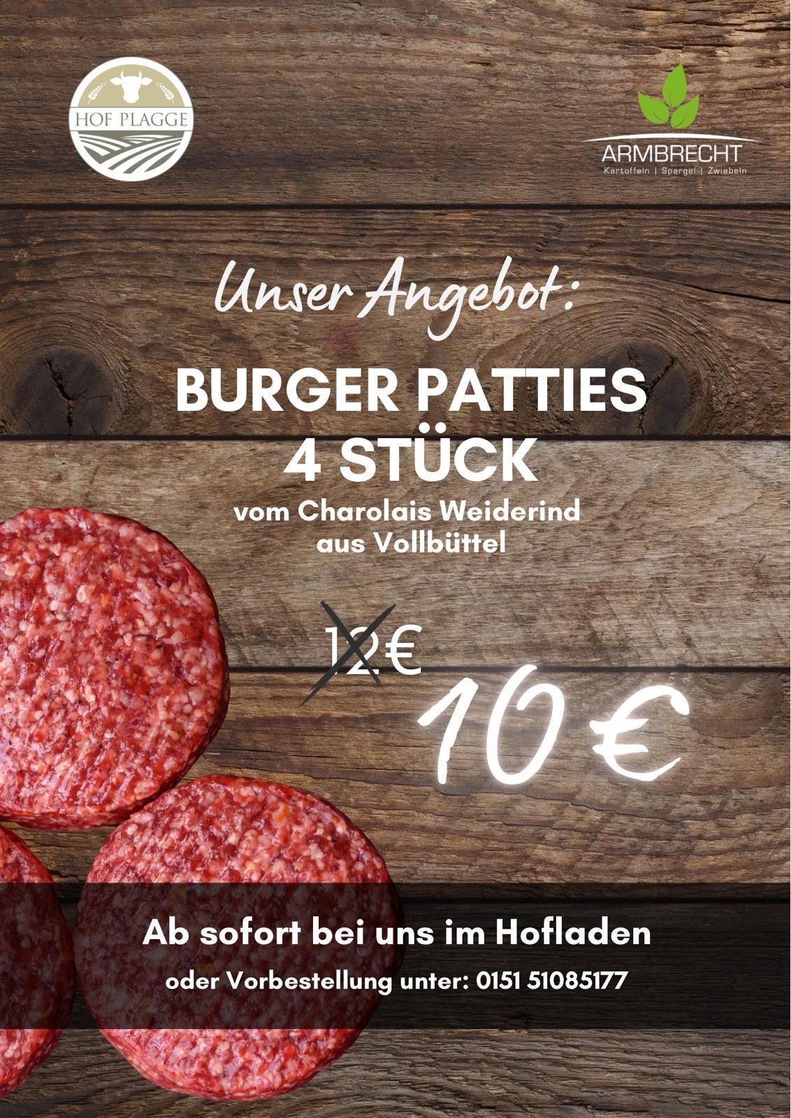Unsere Angebote für heute und morgen: Frisches Hack, Burger-Patties & mehr – direkt vom Hof Armbrecht. Unsere Angebote für heute und morgen: Frisches Hack, Burger-Patties & mehr – direkt vom Hof Armbrecht.