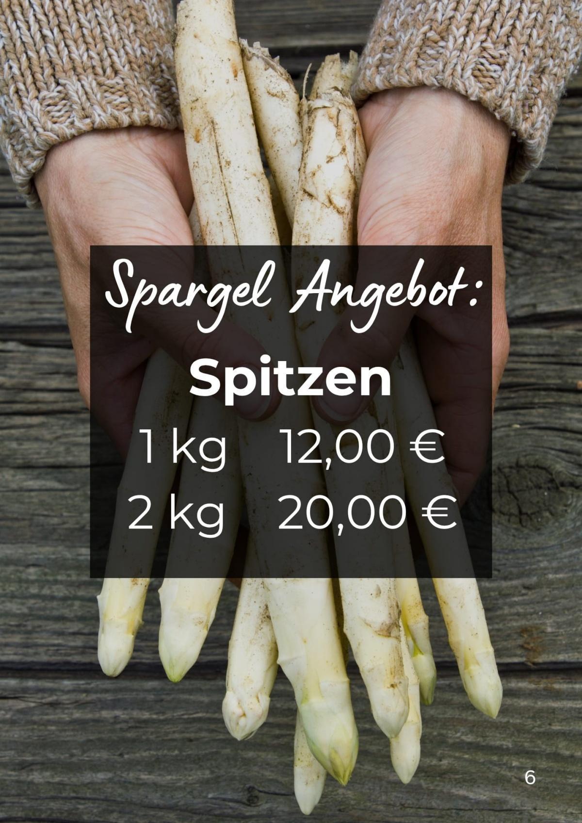 Hof Armbrecht - Unsere Angebote der Woche - Suppen-Spargel, Spargelspitzen und Joghurt