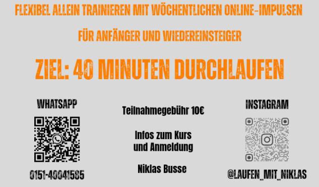 Laufkurs über 8 Wochen – dein Einstieg ins neue Jahr. Laufkurs über 8 Wochen – dein Einstieg ins neue Jahr.
