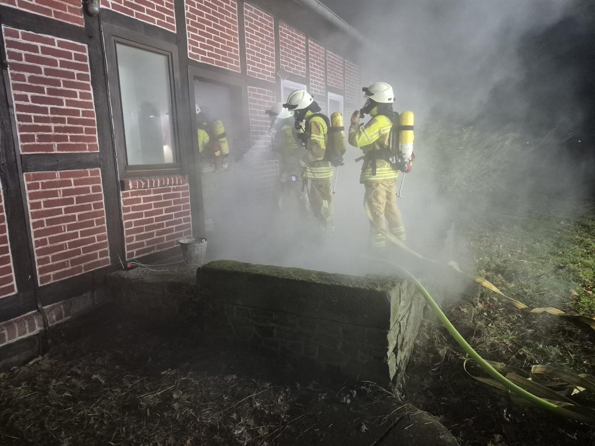 Feuerwehrübung: Großbrand in Seershausen